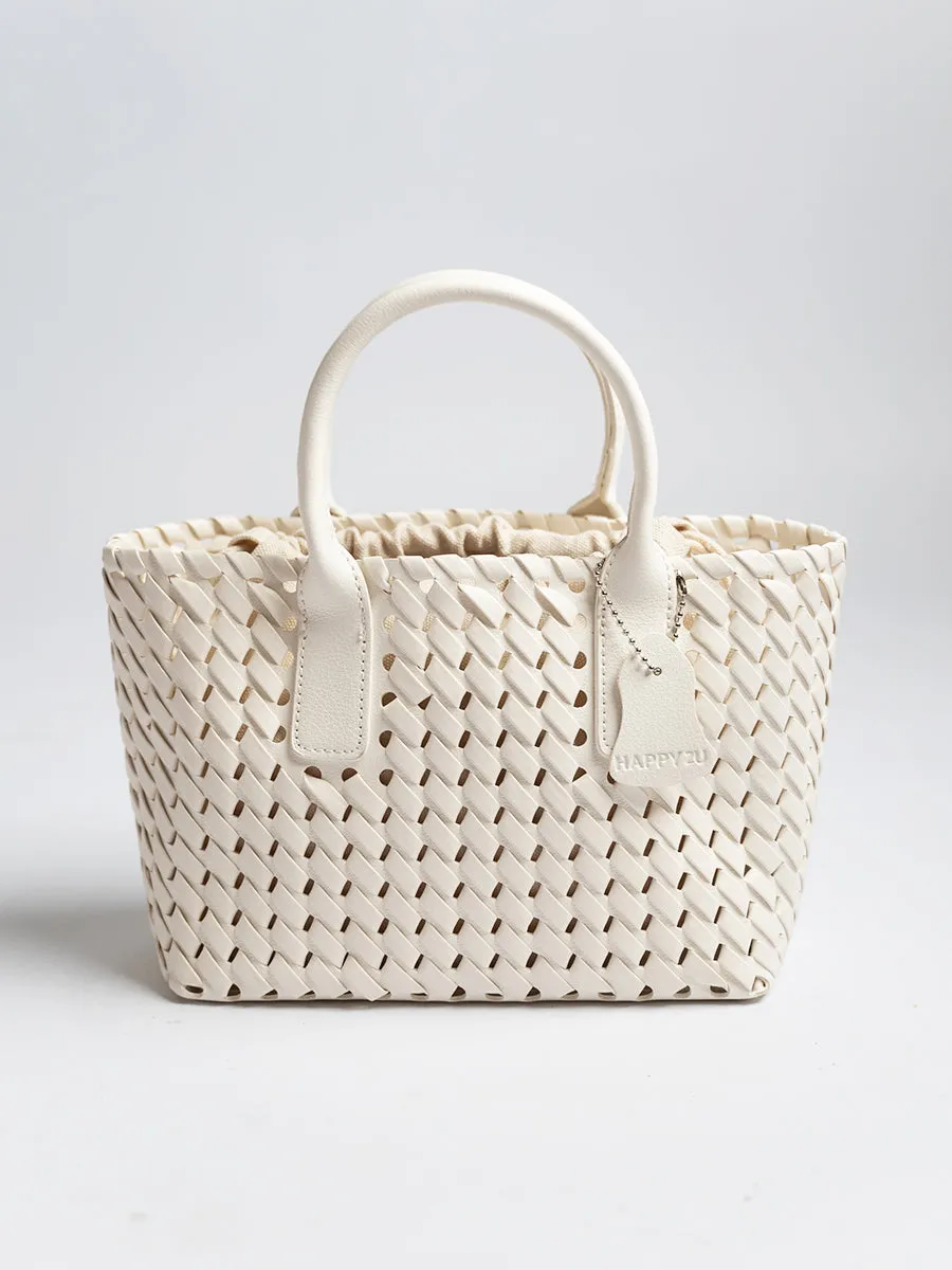 Alyna Weave Bucket Bag