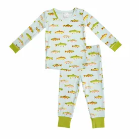 Angel Dear Loungewear Set in Freshwater Fish