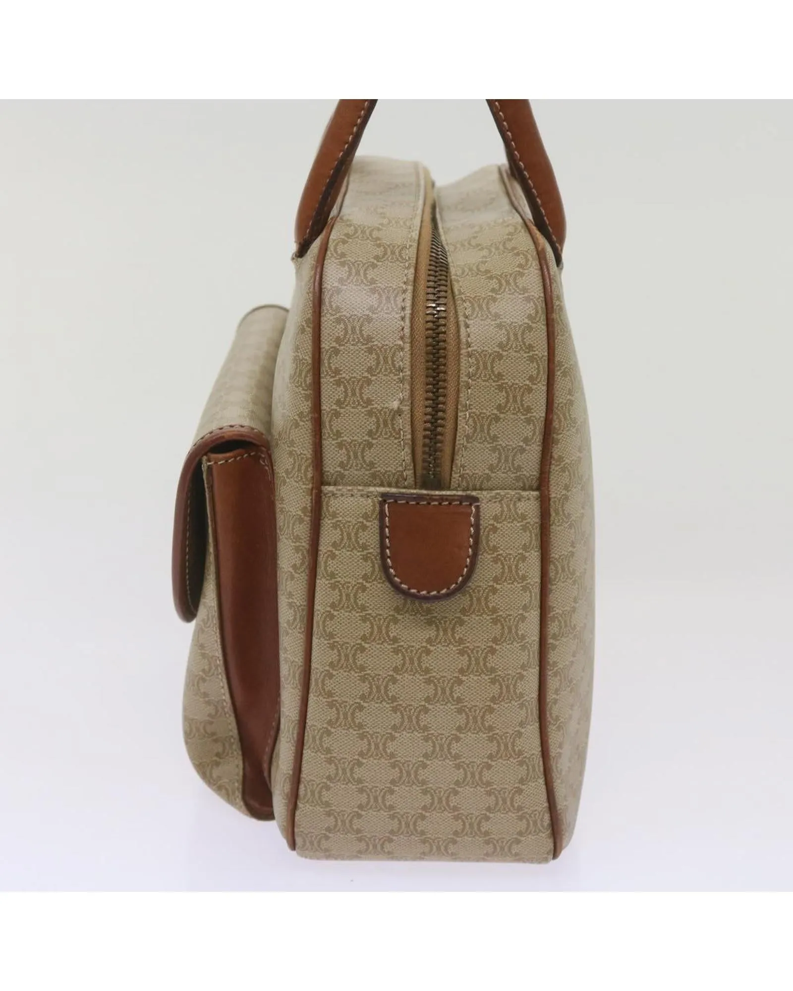 Authentic Beige Canvas Hand Bag