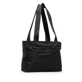 Black Prada Tessuto Tote Bag