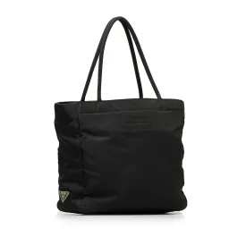 Black Prada Tessuto Tote