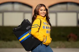 Black SGRHO Canvas Duffle Bag