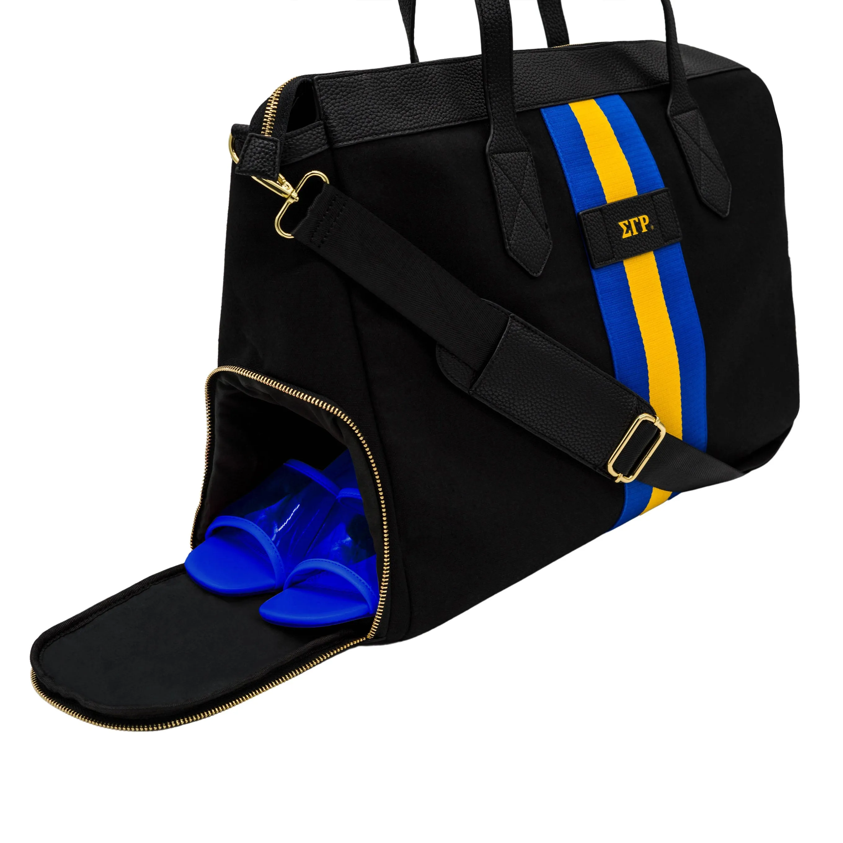 Black SGRHO Canvas Duffle Bag