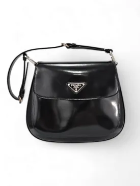 Bolsa Prada de Ombro Cleo de Couro