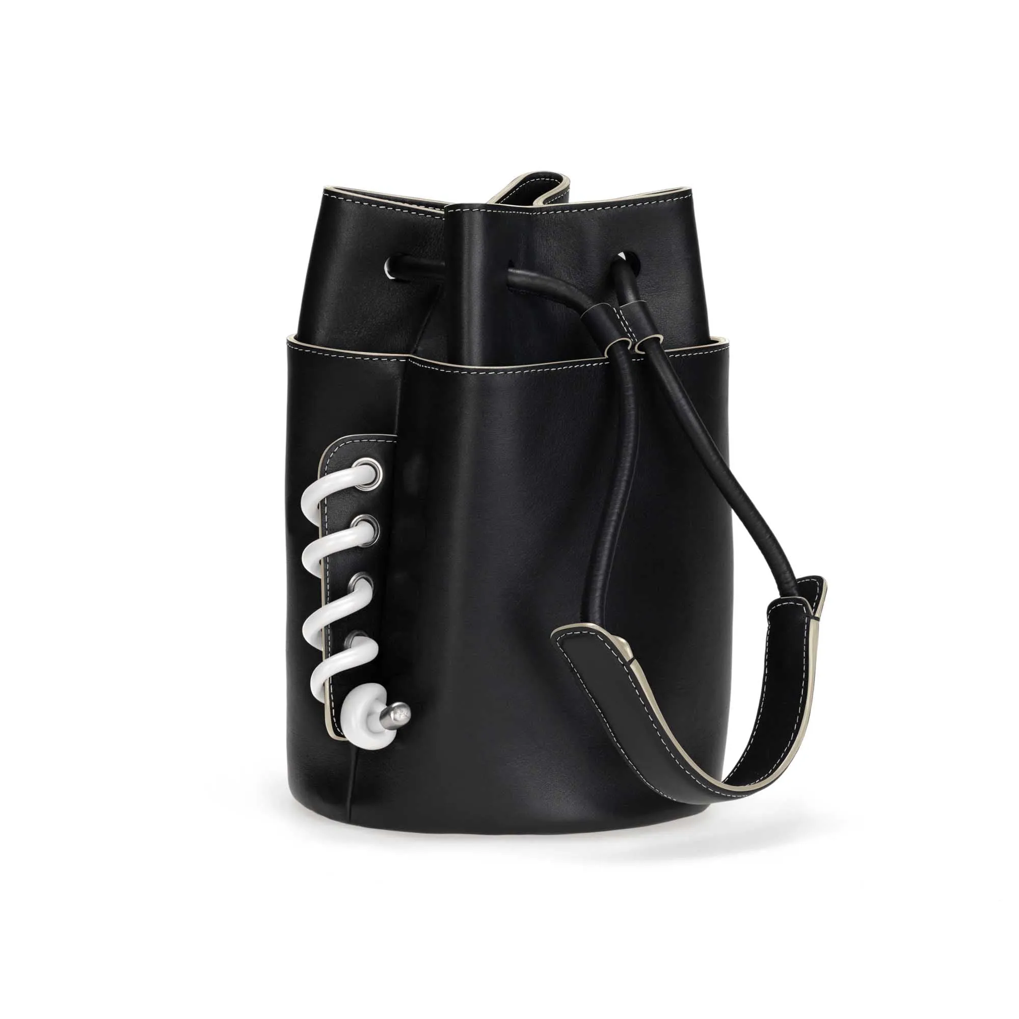 Bucket Bag in Black [Customisable]