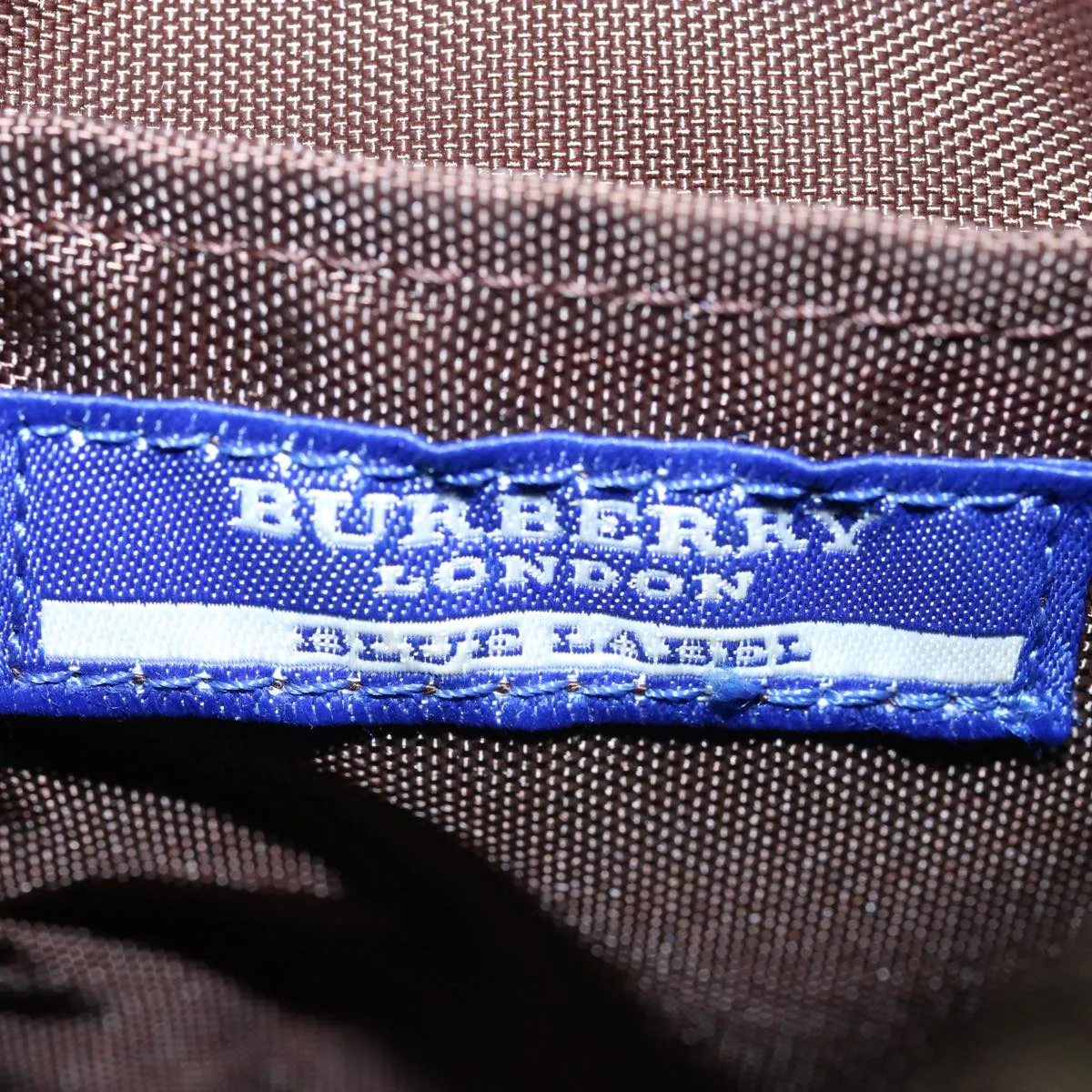 BURBERRY Blue Label Hand Bag Canvas Beige  bs10778