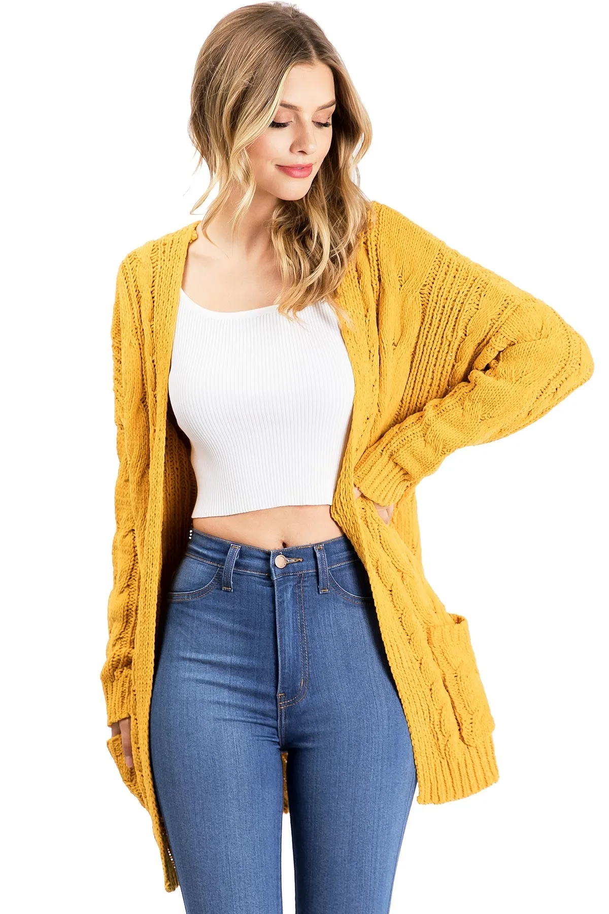 Cable Knit Cardigan