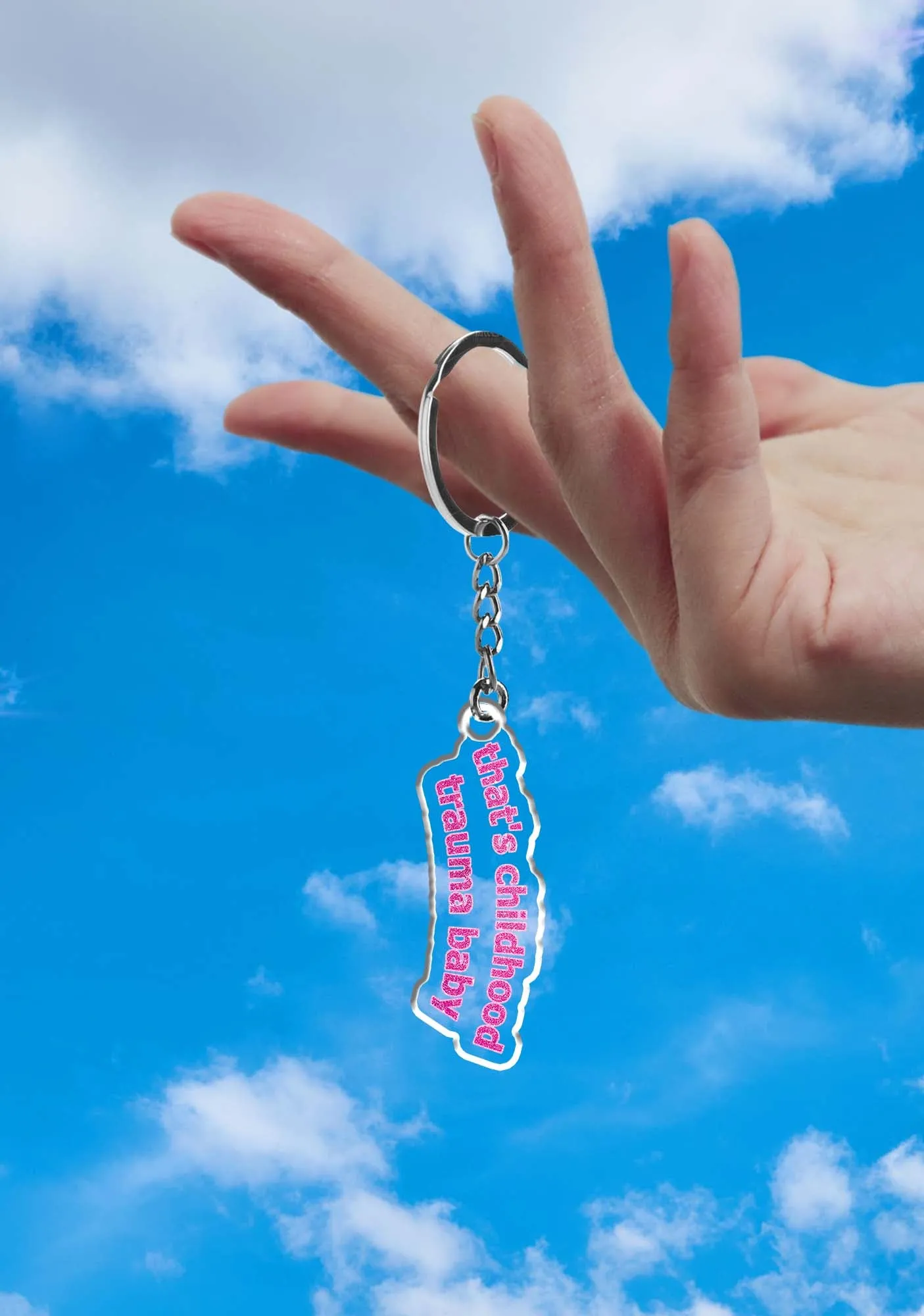 Childhood Trauma 1Pc Y2K Keychain Cherrykitten