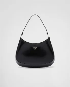 CLEO BRUSHED LEATHER SHOULDER BAG