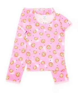 Esme Girls Cookie Bubblegum Short Sleeve Top/Pants