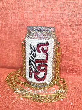 Fashionable and Bling Diet Cola Clutch - Bridal / Bridesmaid / Wedding Clutch / Evening bag - wedding prom festival fashion party