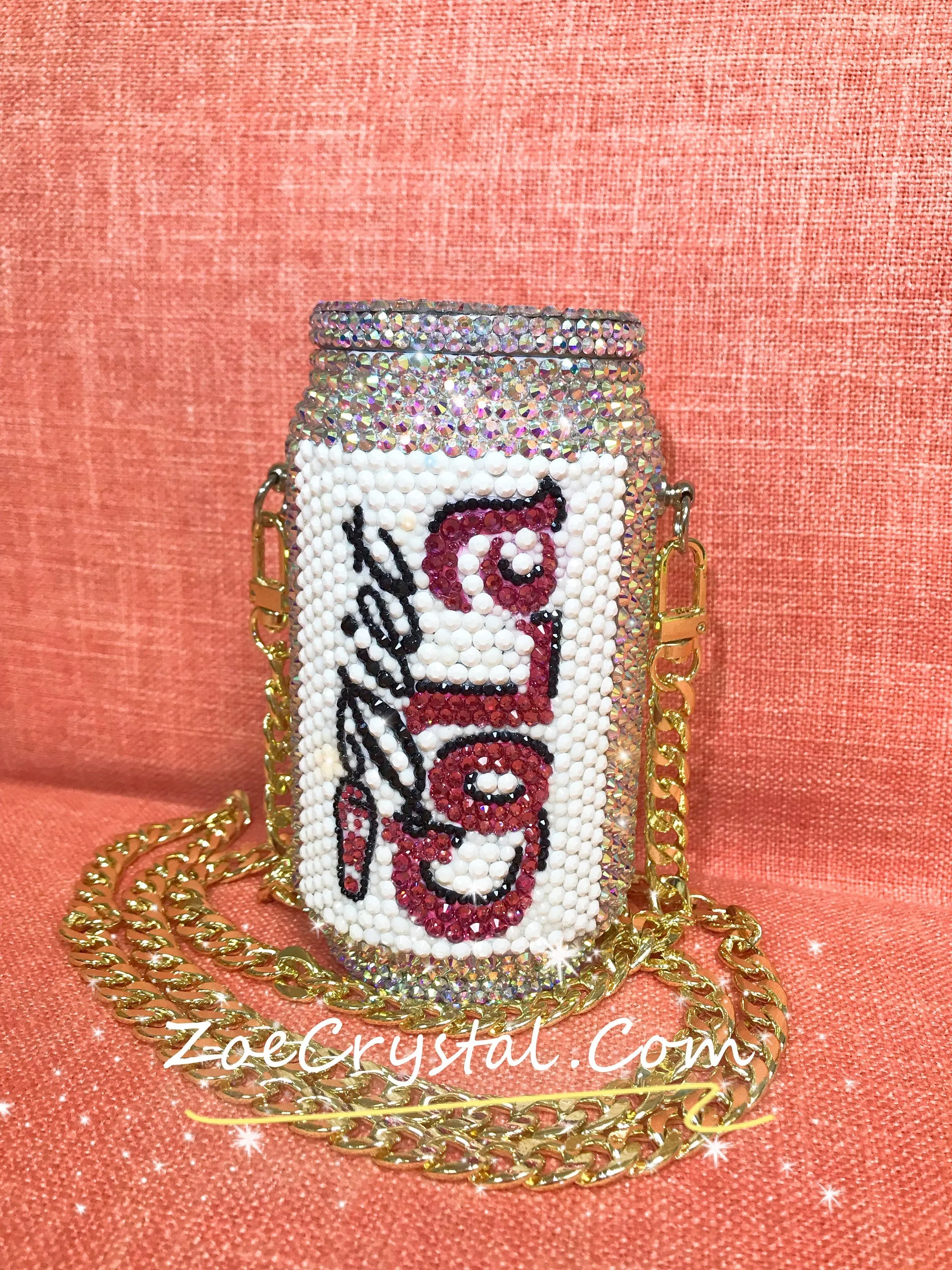 Fashionable and Bling Diet Cola Clutch - Bridal / Bridesmaid / Wedding Clutch / Evening bag - wedding prom festival fashion party