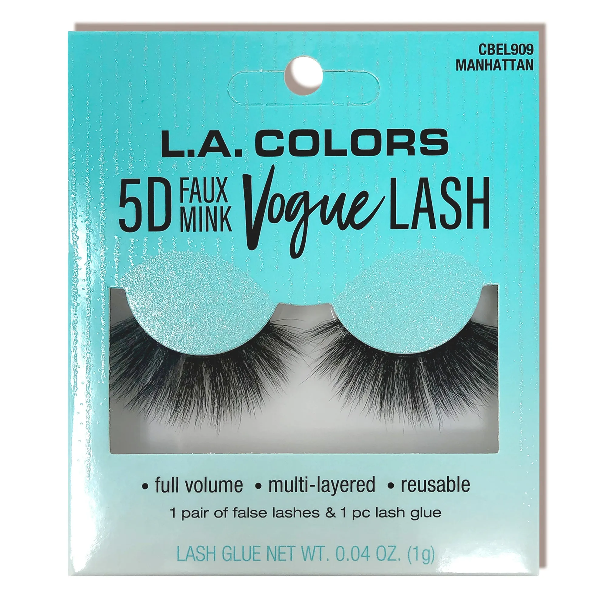 L.A. Colors Glitzy Girl 5D Faux Mink Vogue Lashes