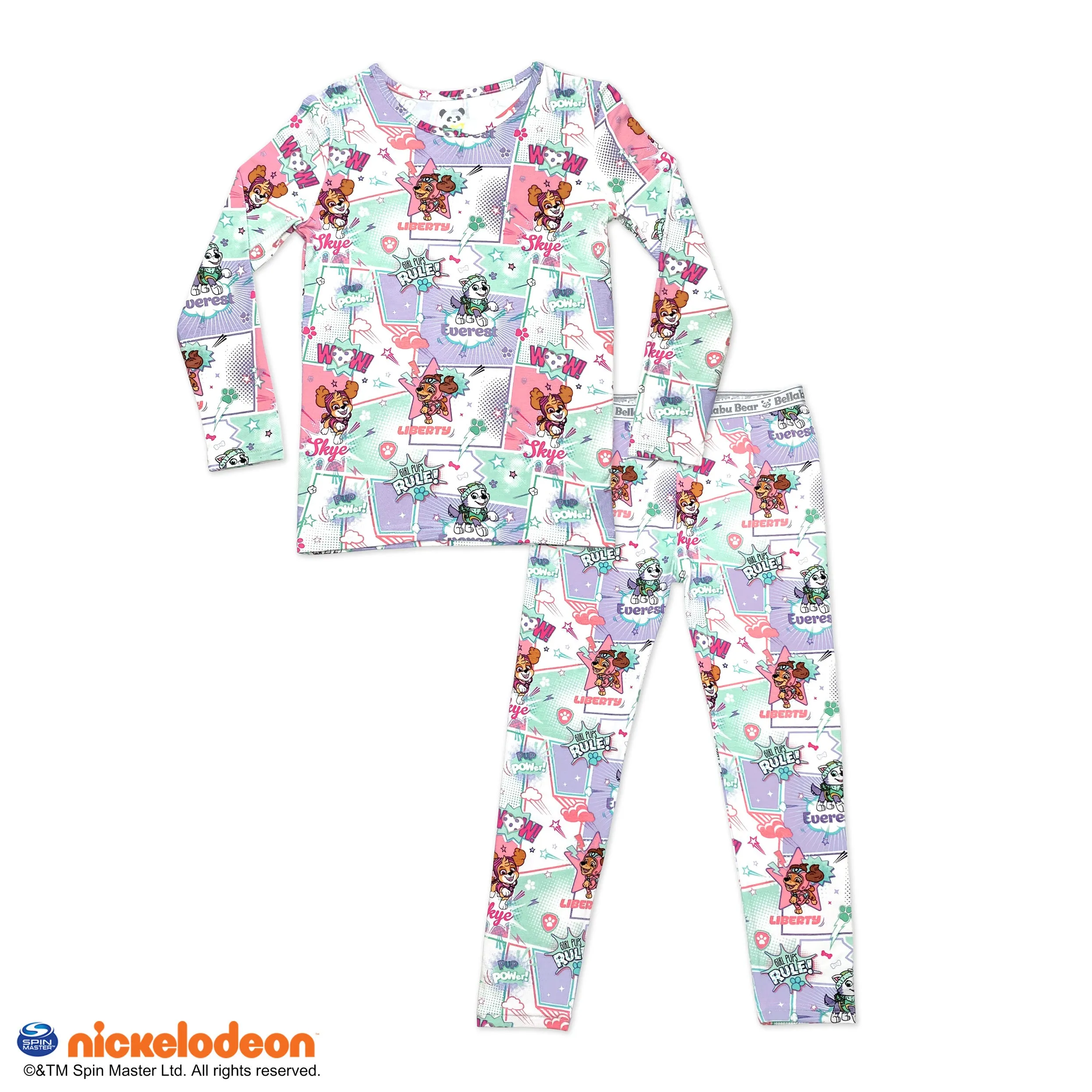 PAW Patrol: Comic Girl Pups Bamboo Kids Pajamas