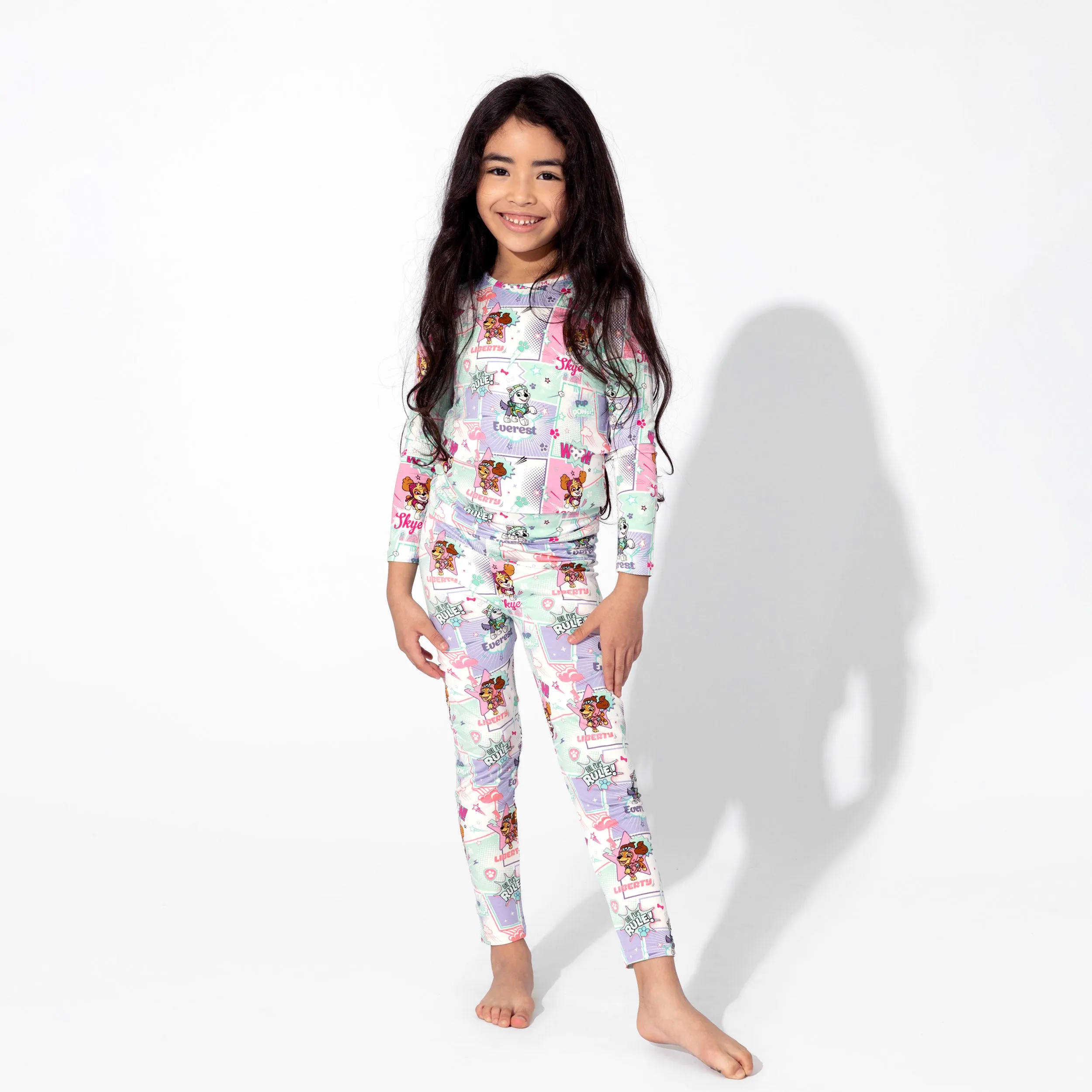 PAW Patrol: Comic Girl Pups Bamboo Kids Pajamas