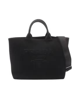 Prada Canvas 2 way tote