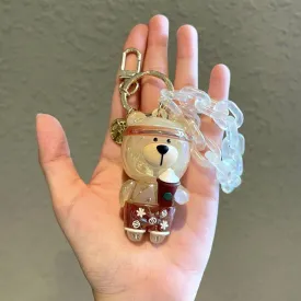 Starbucks China Brown Bear Keychain