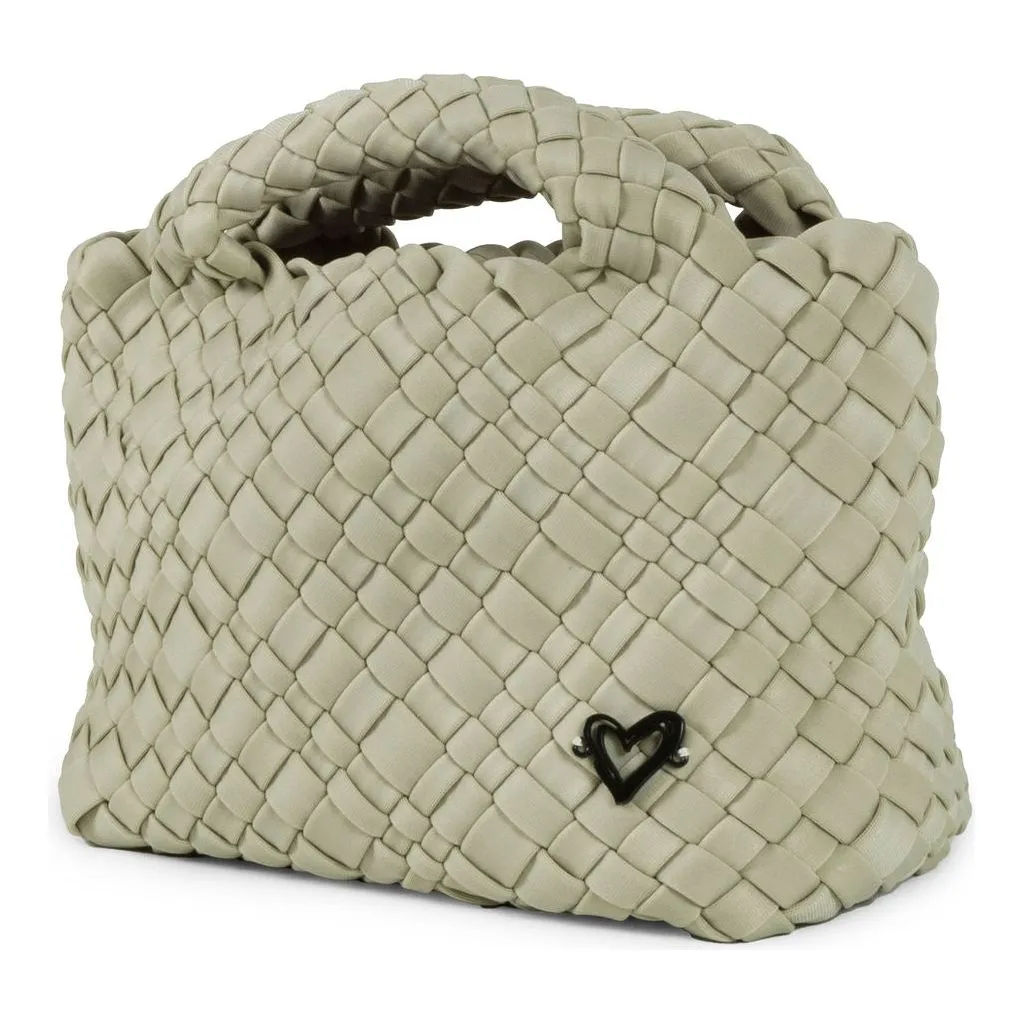 Tiny Mini Woven Tote - Khaki